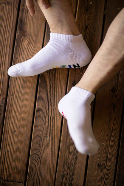 Men's Cotton Ankle Socks Wicking Low Cut(5 Pairs )