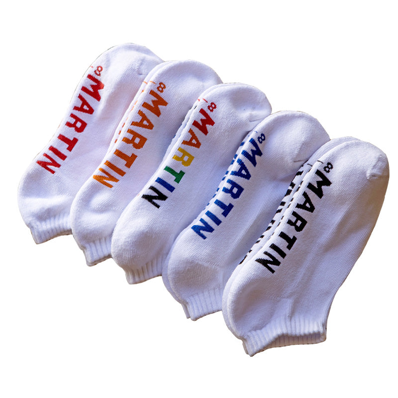 Men's Cotton Ankle Socks Wicking Low Cut(5 Pairs )